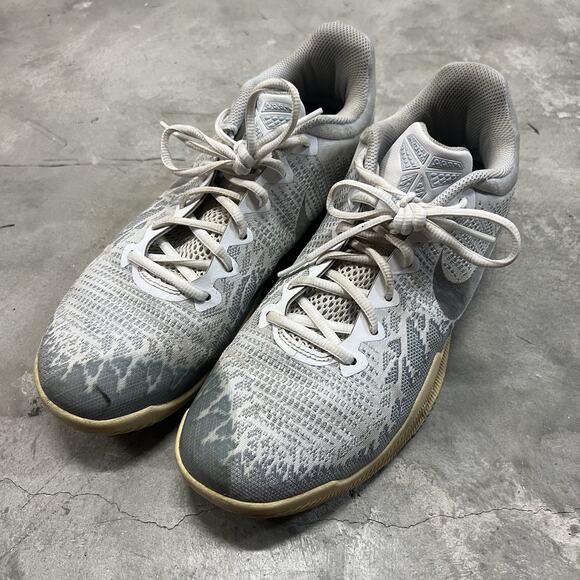 Nike Mamba Rage Pure Platinum Size 9 Gray White Kobe Basketball - Picture 4 of 8